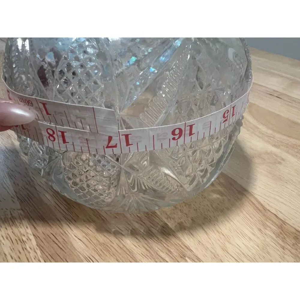 Vintage Crystal Glass Decanter Decorative Home Decor JL